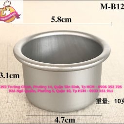 Ly nhôm đúc B12 5cm