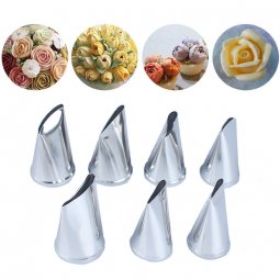 Bộ 7 đuôi bắt kem hoa hồng