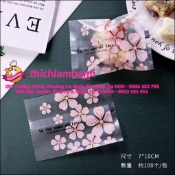 Túi hàn Anh đào 7*10cm ~100c