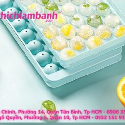 Khay đá tròn 33 viên