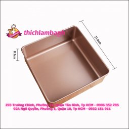 Khuôn vuông đúc chống dính 8 inc