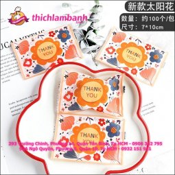 Túi hàn Cam Thank You 7*10cm