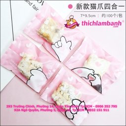 Túi hàn Tay Mèo 7*10cm