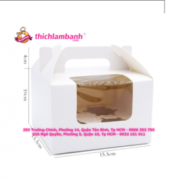 Hộp cupcake 4 xách tay