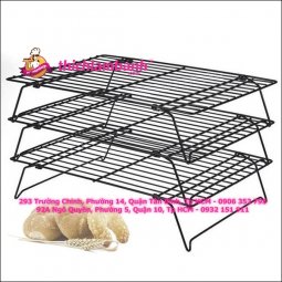Rack hong bánh tầng 3 tầng