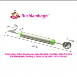 Dụng cụ múc tỉa trái cây dưa 2 đầu 25cm