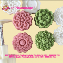 Khuôn lò xo tròn 4 mặt Hoa cánh 75g