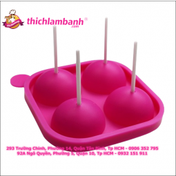 Khuôn silicon 4 cakepop