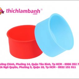Khuôn silicon tròn 4 inc 10cm