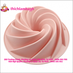 Khuôn silicon tròn xoáy 15cm