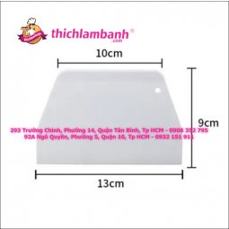 Miếng chà láng cắt bột hình thang nhỏ 13cm
