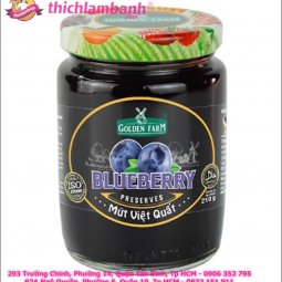 Mứt việt quất Preserves Golden Farm hũ 210g
