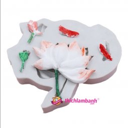 4D Silicon hoa sen nghiêng H8456