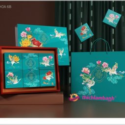 Hộp Đựng Bánh Trung Thu Bách Hoa 6B