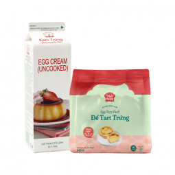 Combo Đế Bánh Tart Trứng Và Kem Trứng