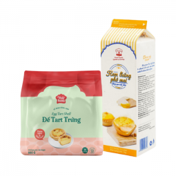Combo Đế Bánh Tart Trứng Và Kem Trứng Phô Mai