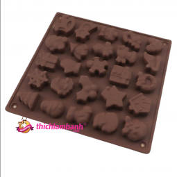 Khuôn silicon 25 giáng sinh