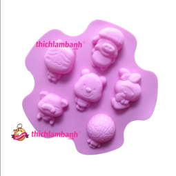 Khuôn silicon 6 Melody
