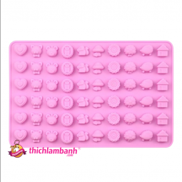 Khuôn silicon 60 tim cáo