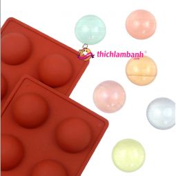 Khuôn silicon 8 bán nguyệt
