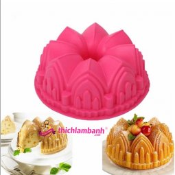 Khuôn silicon rau câu hình Lâu đài