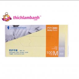 Hộp Găng Tay Silicon 100 Cái Size M
