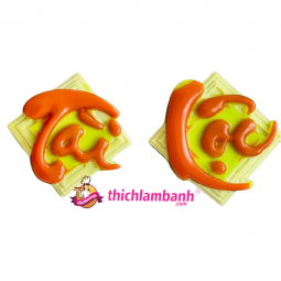 Khuôn rau câu nhựa Tài Lộc vuông