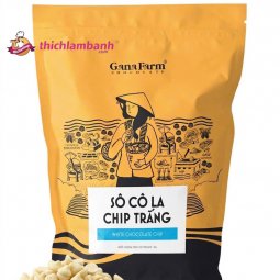 Chocola CHIP TRẮNG GANAFARM  (chocola dạng chip)