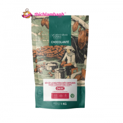 Chocola CHIP ĐEN nguyên chất 65% Puratos (Chocola dạng chip)